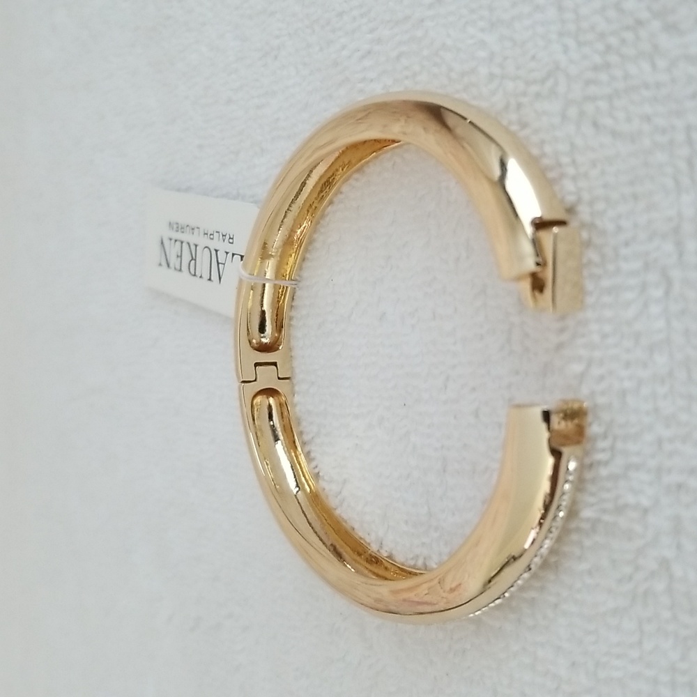 New  Ralph Lauren Sculpted Bangle Bracelet - Picture 4 of 10
